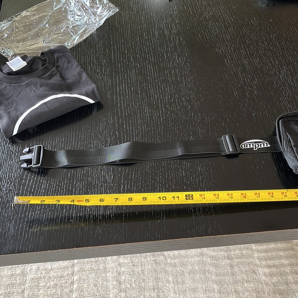 GS Warriors Black T-Shirt Medium, Cross Body Bag, and stickers bundle. ALL NEW. - Picture 11 of 12